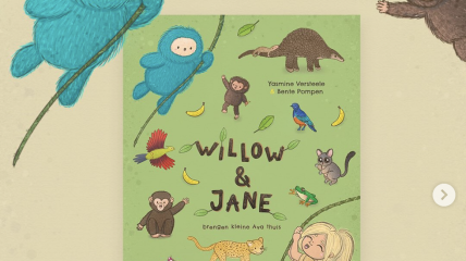 Sortie du livre « Willow & Jane » dans la réserve naturelle du Zwin