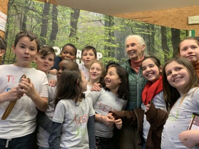 Jane and kids in Lauw 2019