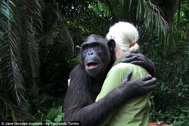 Wounda hugs Jane
